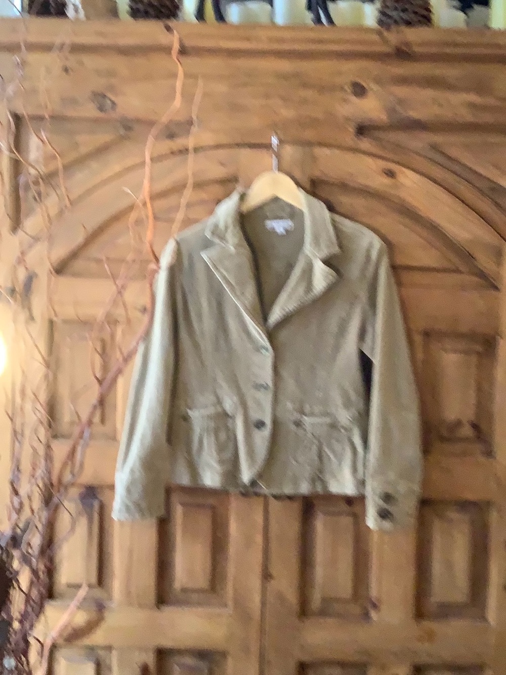 ambition Tan Corduroy Blazer Jacket